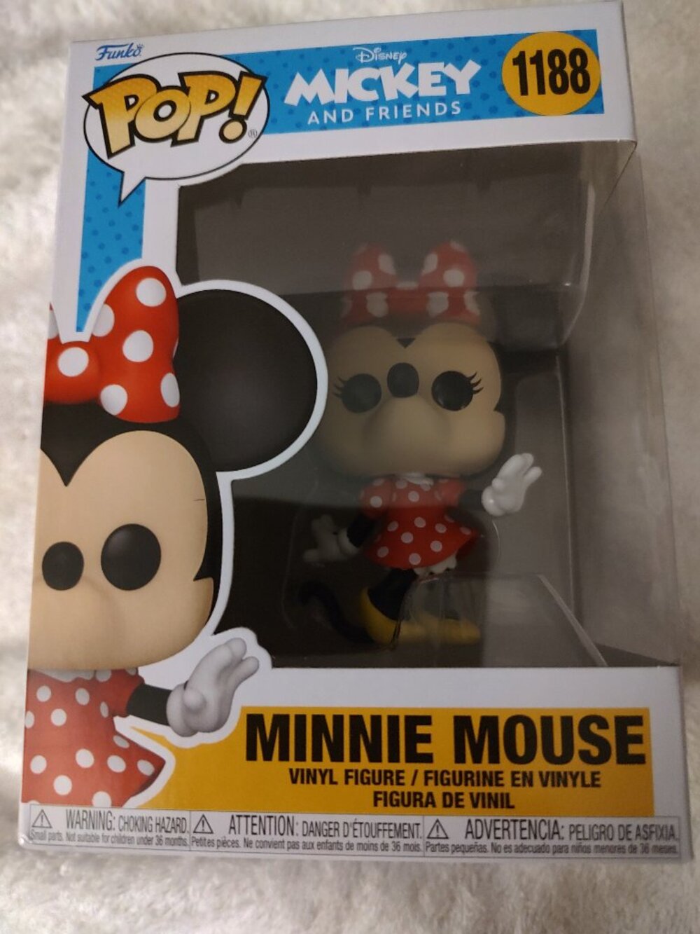 FUNKO POP MARVEL MINNIE MOUSE 1188 NEW in BOX